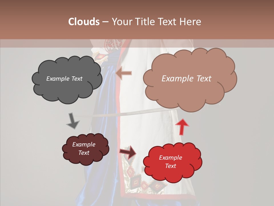 Lifestyle Old Knitting PowerPoint Template