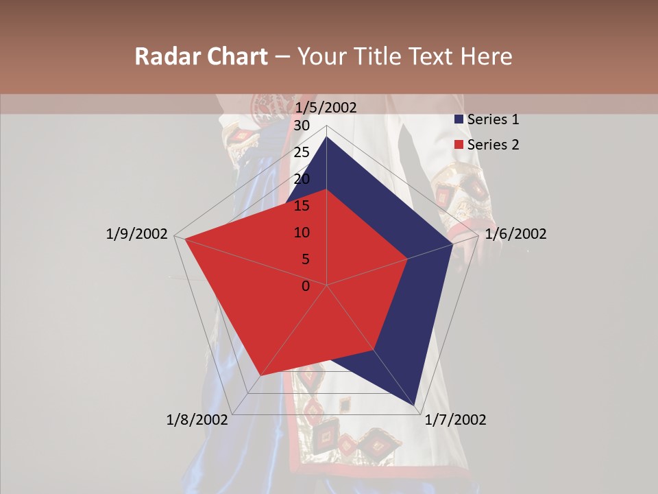 Lifestyle Old Knitting PowerPoint Template