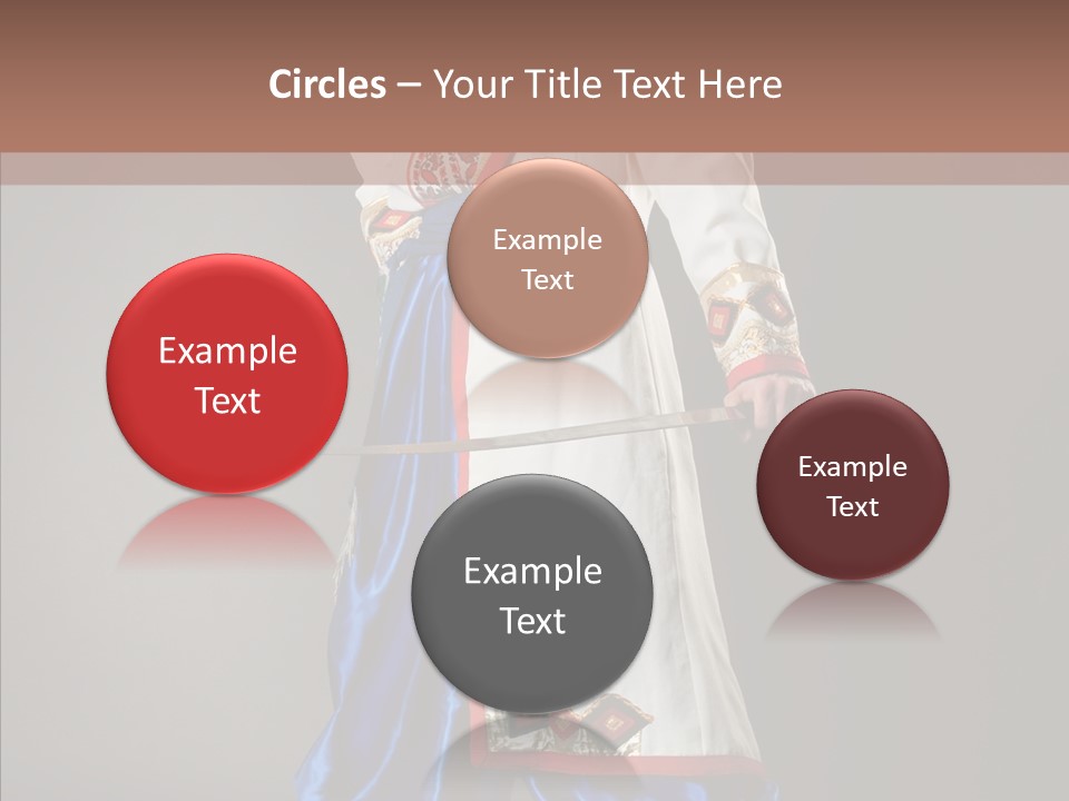 Lifestyle Old Knitting PowerPoint Template