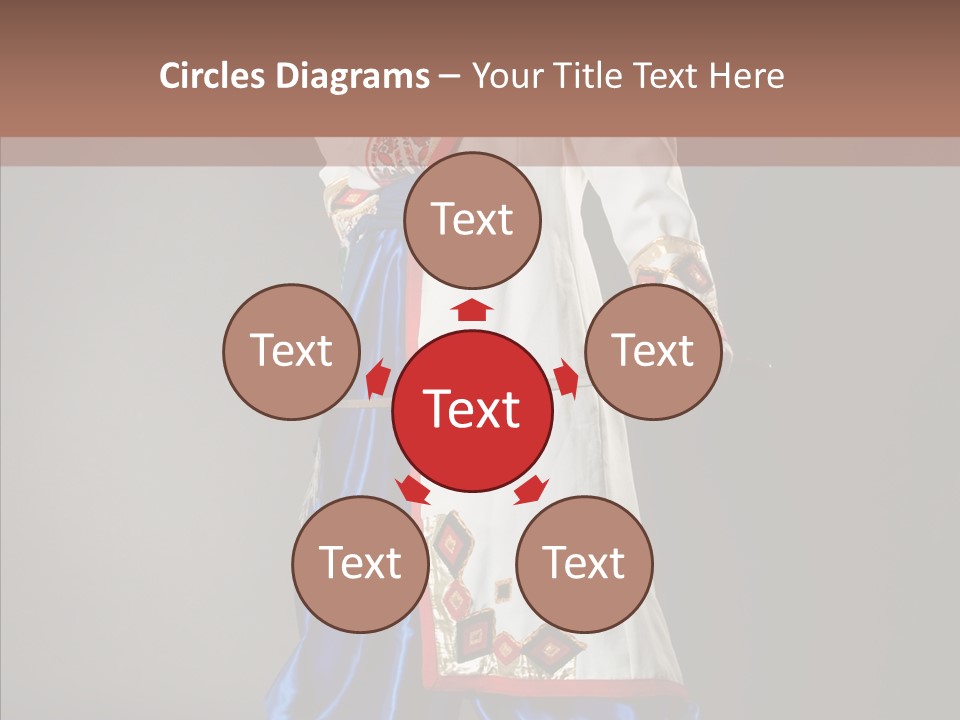 Lifestyle Old Knitting PowerPoint Template