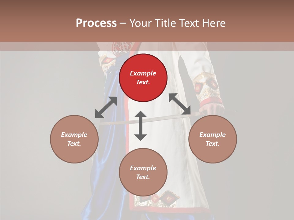 Lifestyle Old Knitting PowerPoint Template