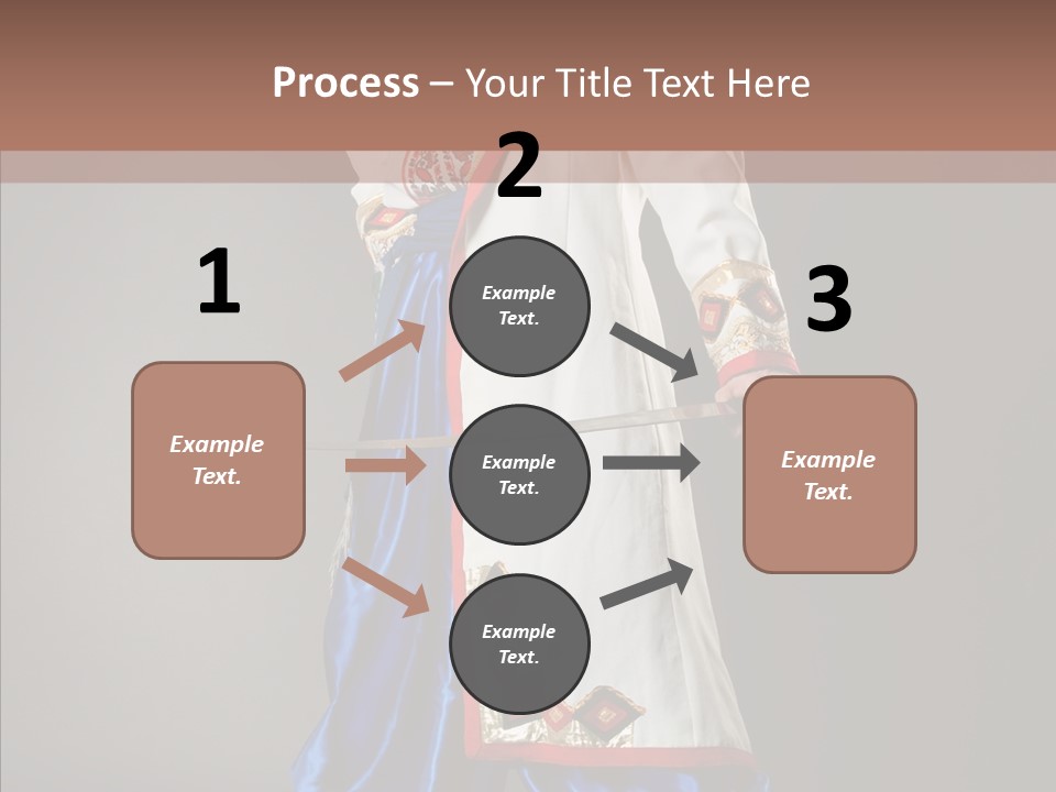 Lifestyle Old Knitting PowerPoint Template