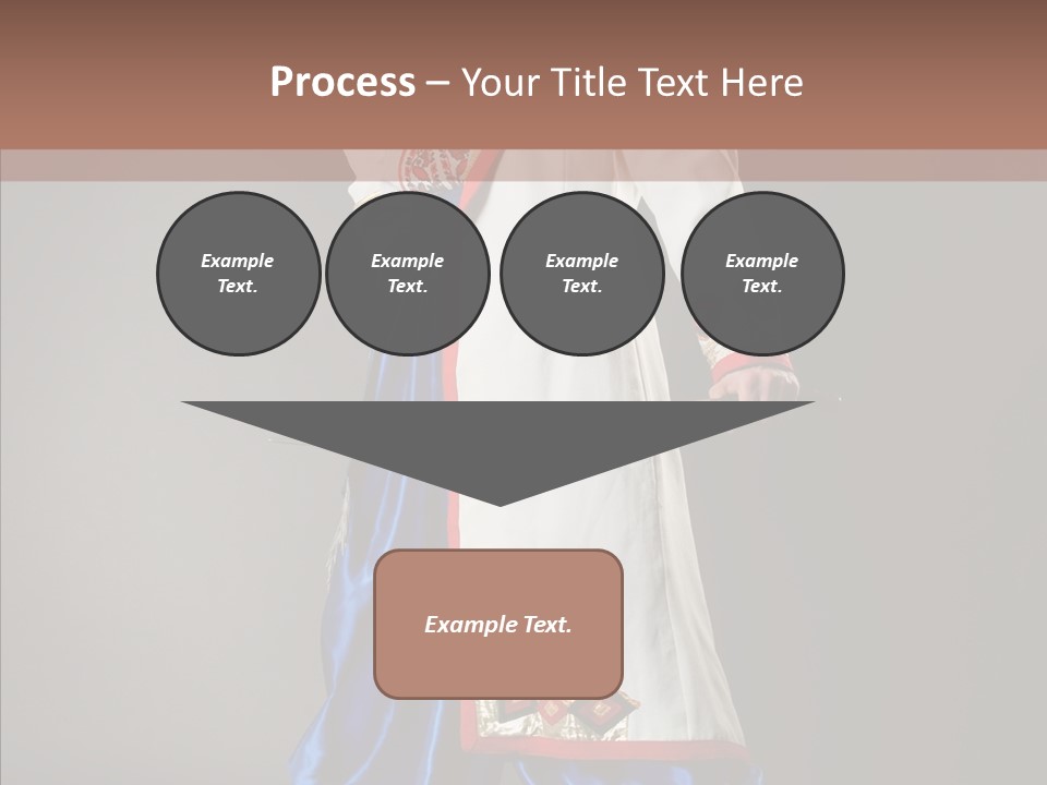 Lifestyle Old Knitting PowerPoint Template