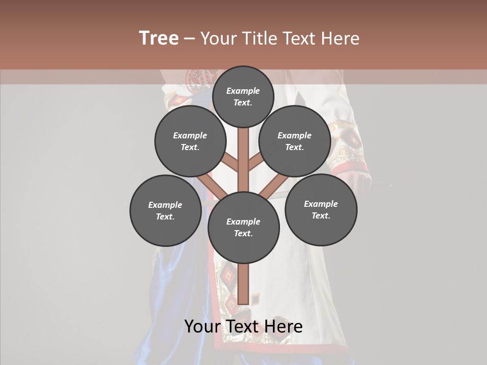 Lifestyle Old Knitting PowerPoint Template