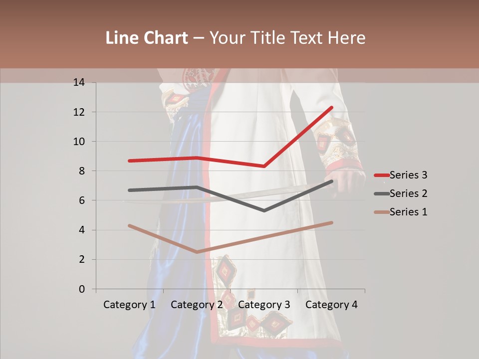 Lifestyle Old Knitting PowerPoint Template