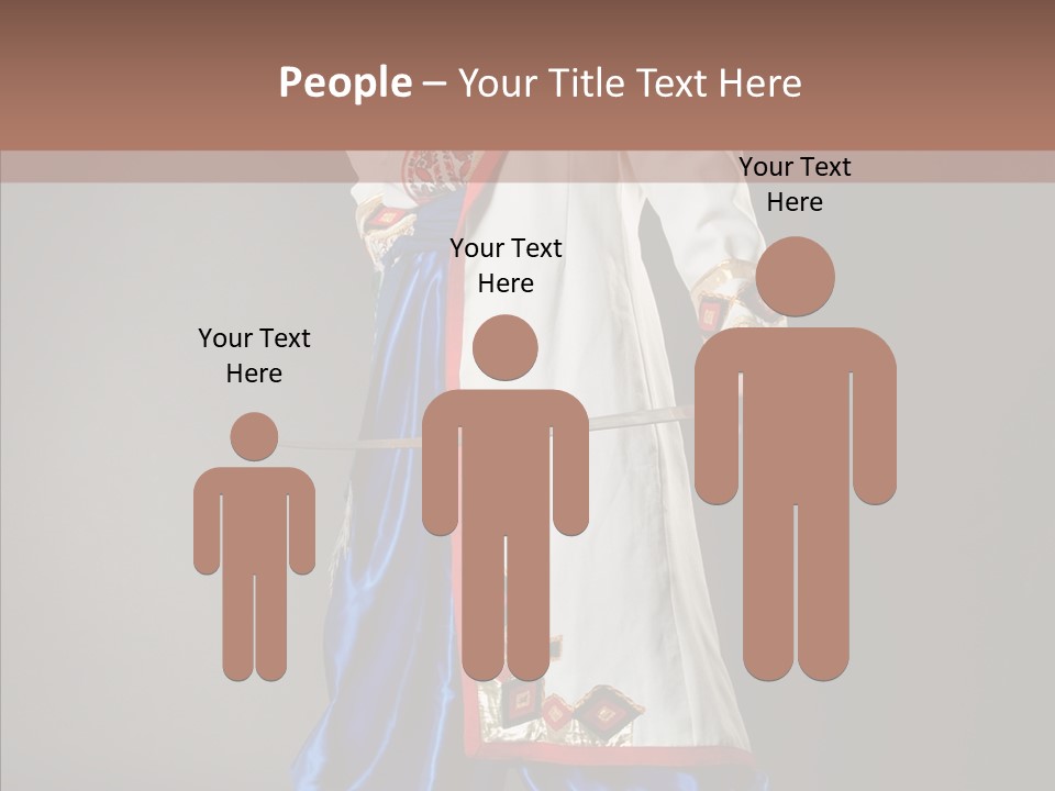 Lifestyle Old Knitting PowerPoint Template