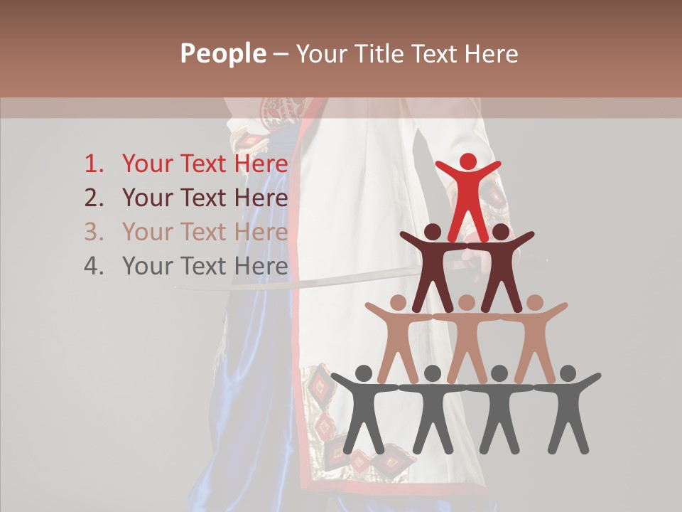 Lifestyle Old Knitting PowerPoint Template