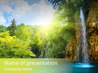 Forest Vibrant Beauty PowerPoint Template