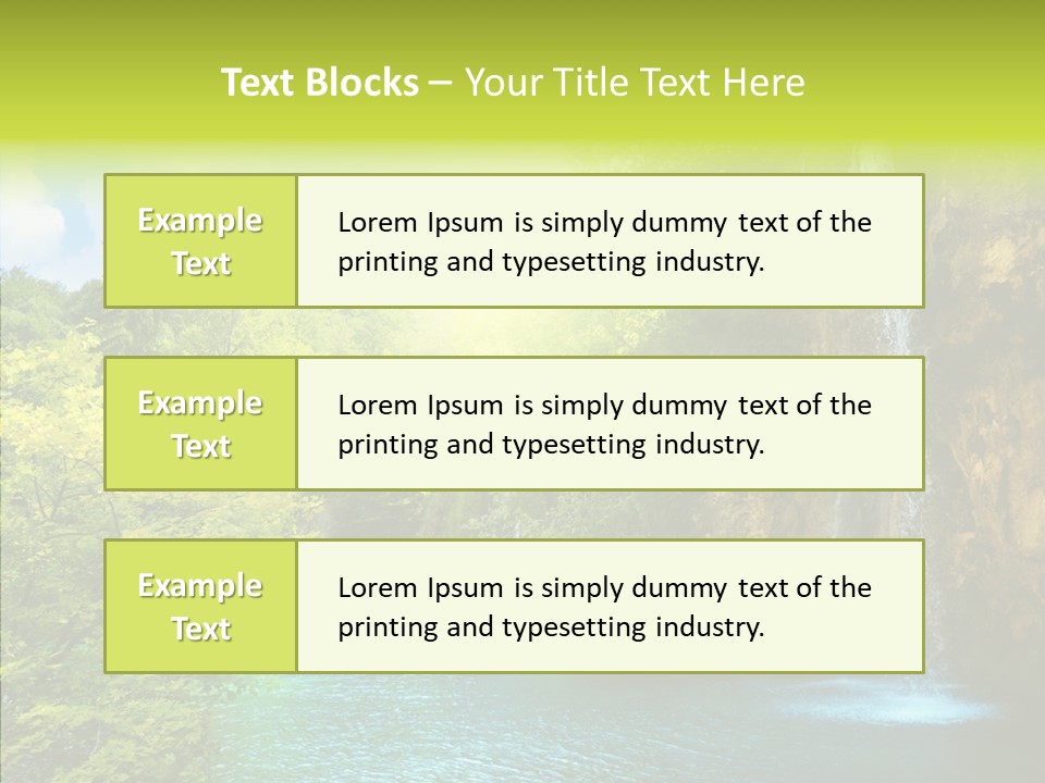 Forest Vibrant Beauty PowerPoint Template