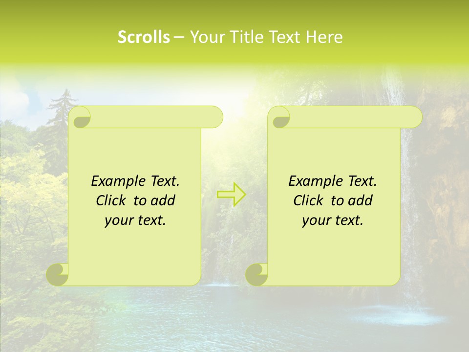 Forest Vibrant Beauty PowerPoint Template