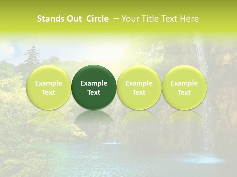 Forest Vibrant Beauty PowerPoint Template
