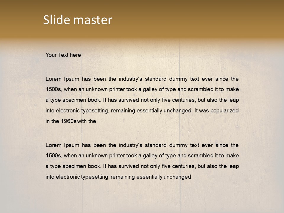 Grain Stains Ragged PowerPoint Template