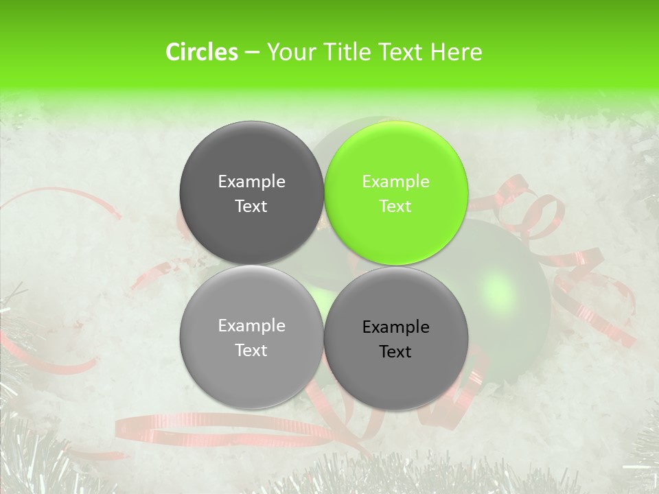 Silver White Curly PowerPoint Template