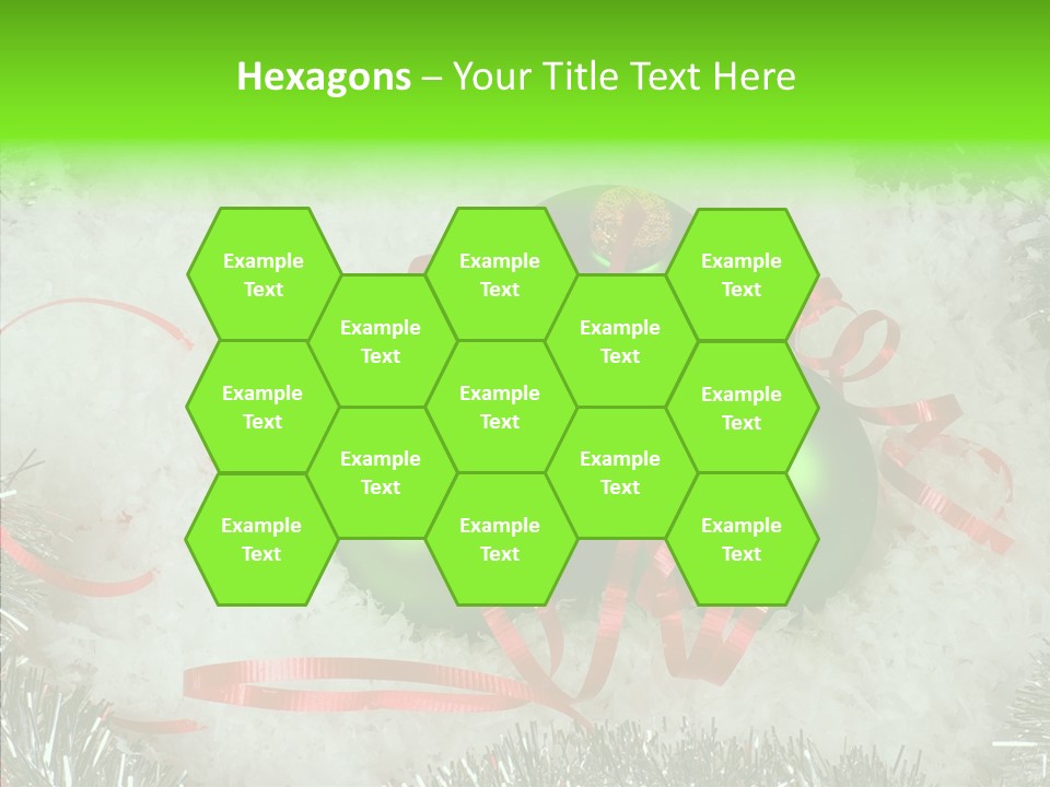 Silver White Curly PowerPoint Template