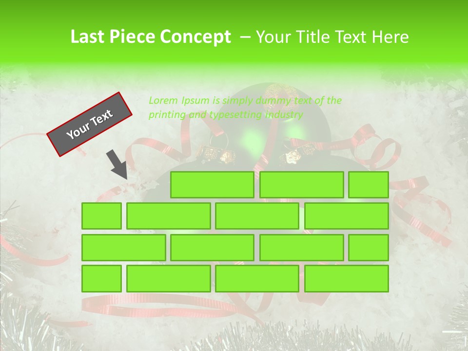 Silver White Curly PowerPoint Template