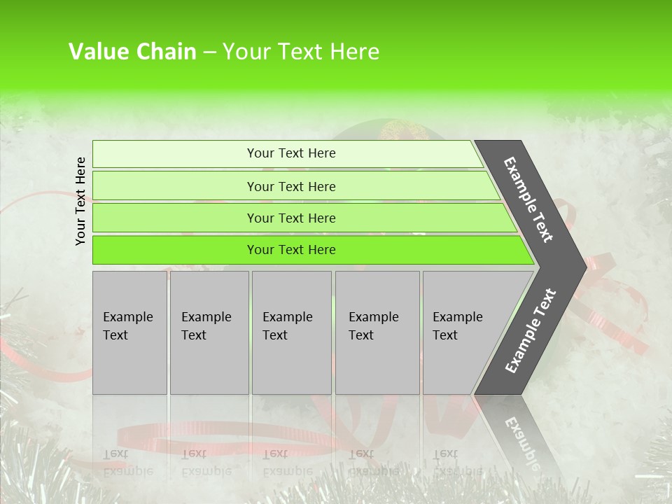 Silver White Curly PowerPoint Template