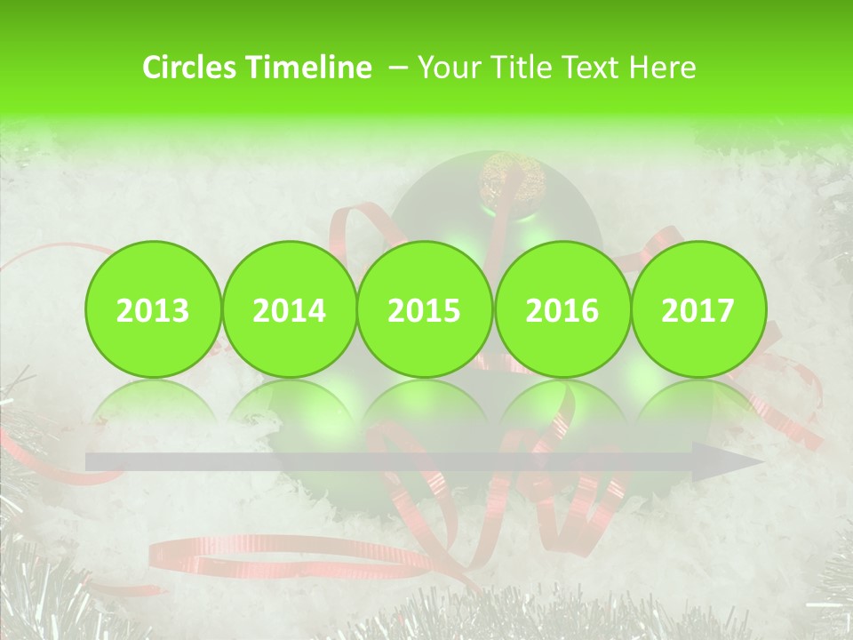 Silver White Curly PowerPoint Template