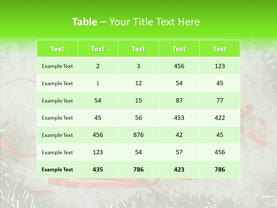 Silver White Curly PowerPoint Template