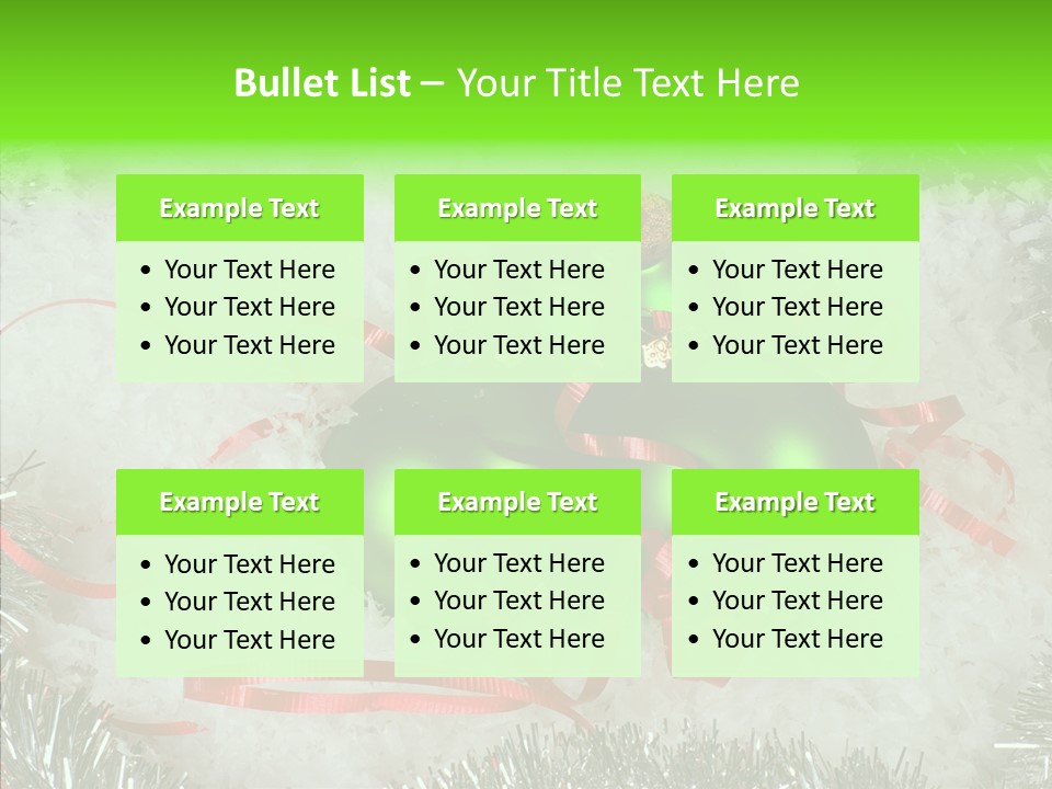 Silver White Curly PowerPoint Template