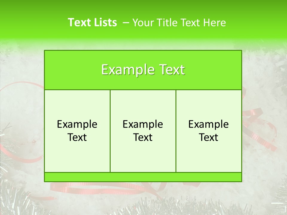 Silver White Curly PowerPoint Template