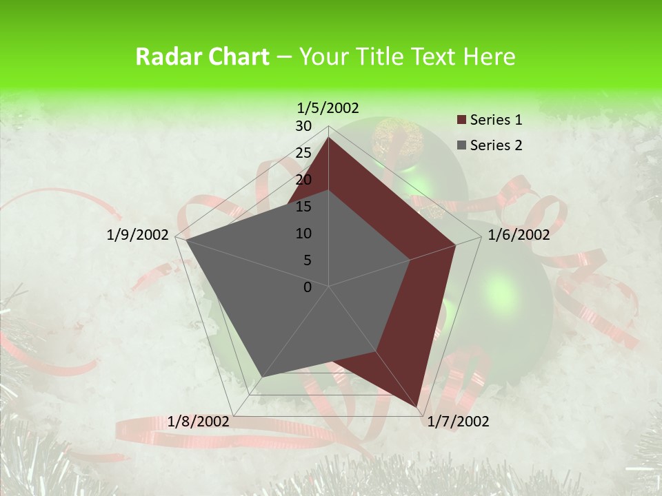 Silver White Curly PowerPoint Template