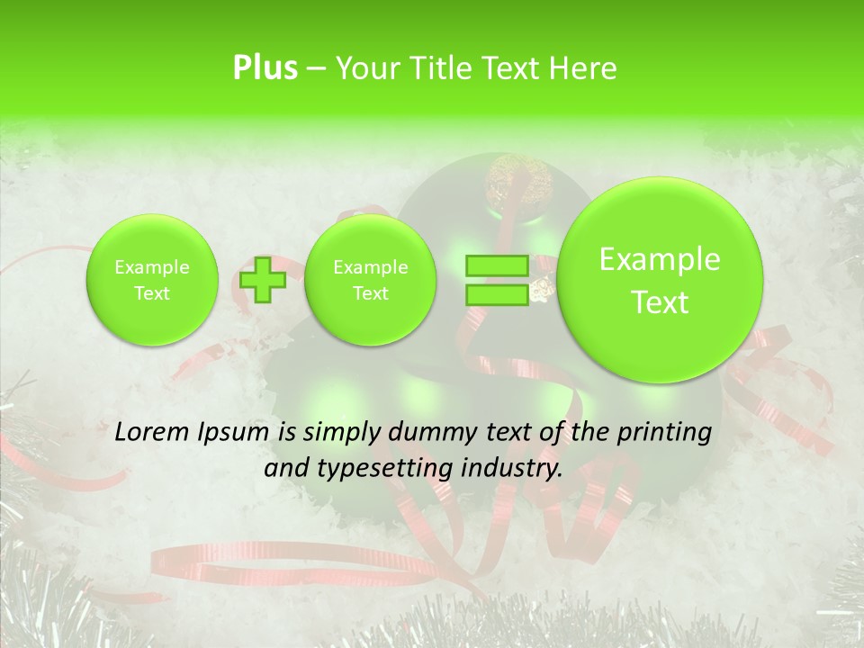 Silver White Curly PowerPoint Template