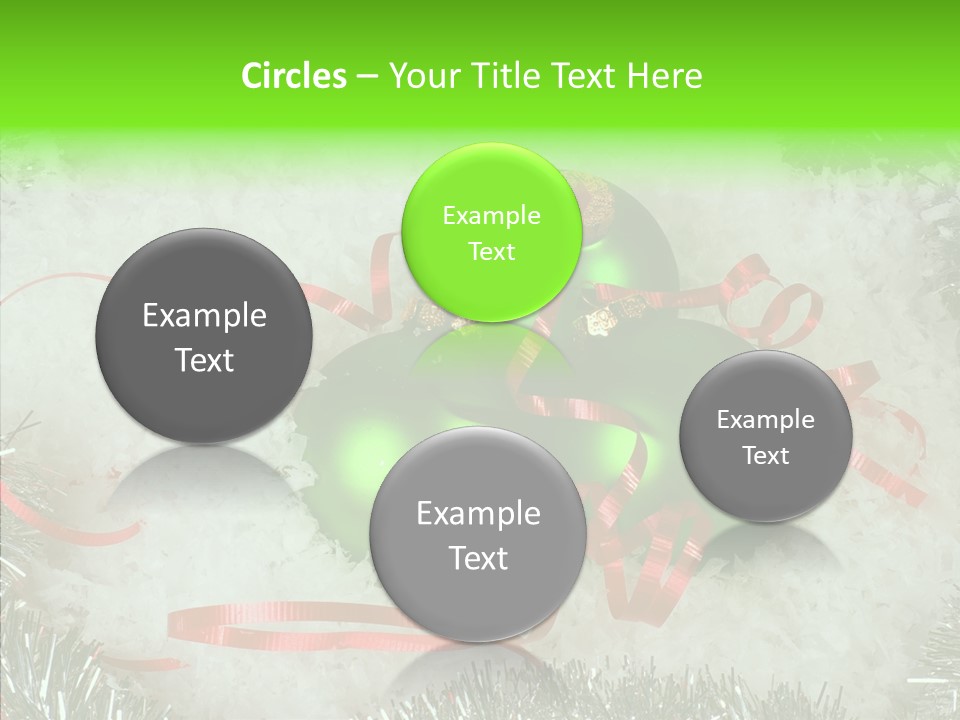 Silver White Curly PowerPoint Template