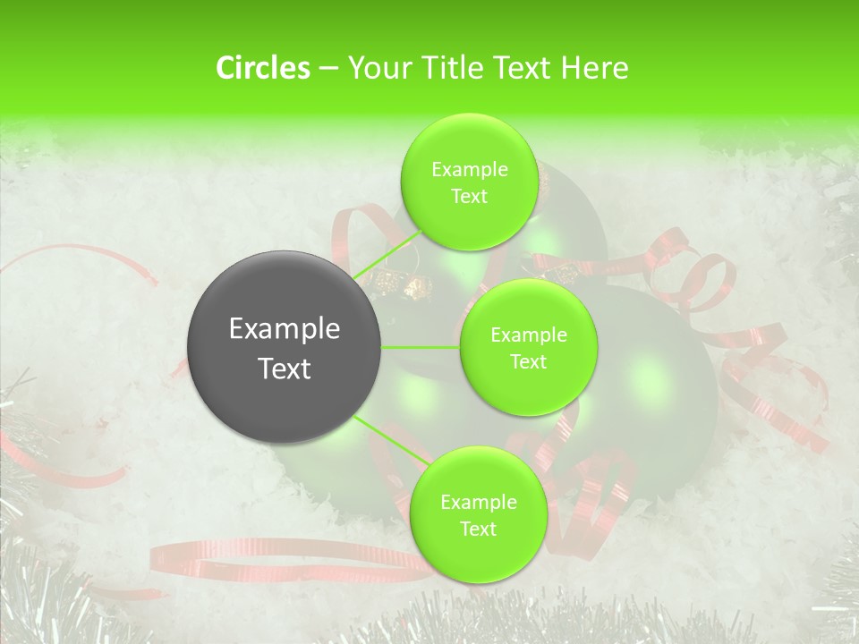 Silver White Curly PowerPoint Template