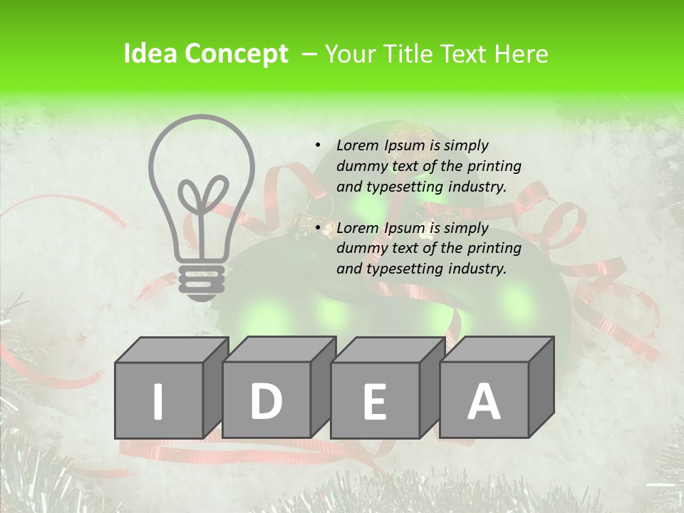 Silver White Curly PowerPoint Template