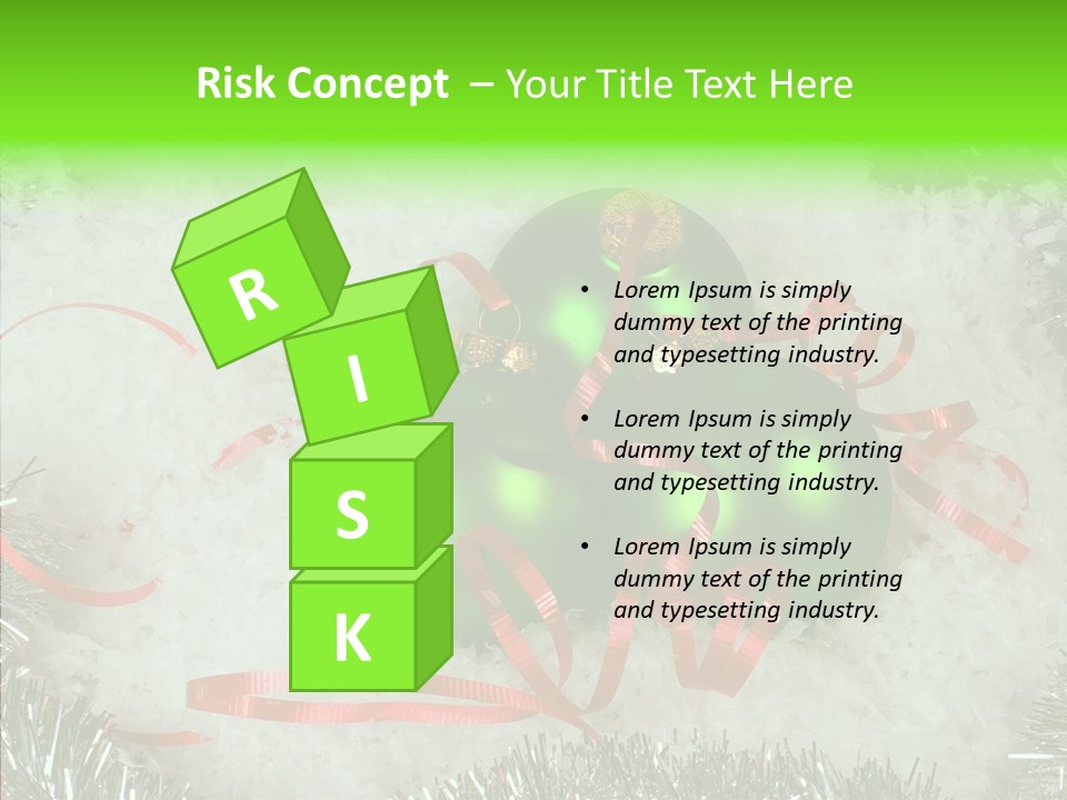 Silver White Curly PowerPoint Template