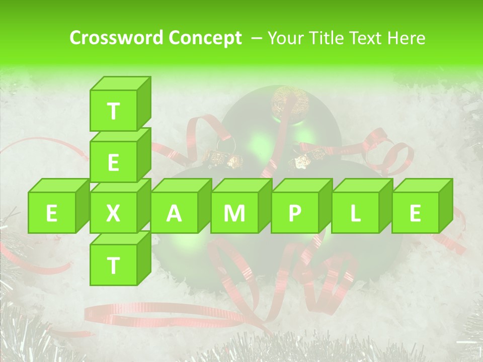 Silver White Curly PowerPoint Template