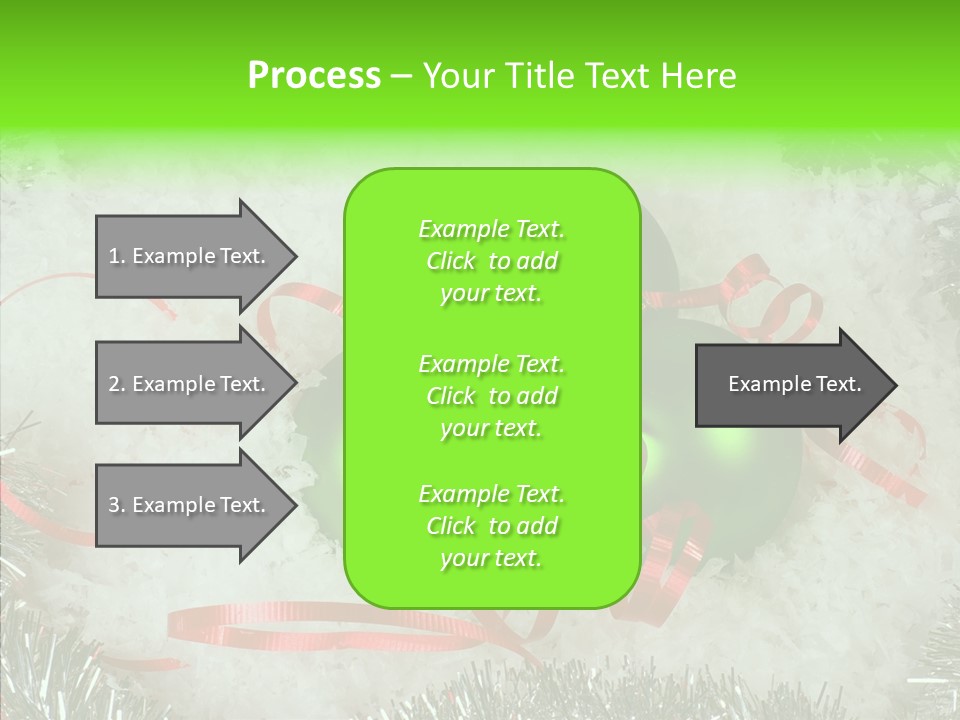 Silver White Curly PowerPoint Template