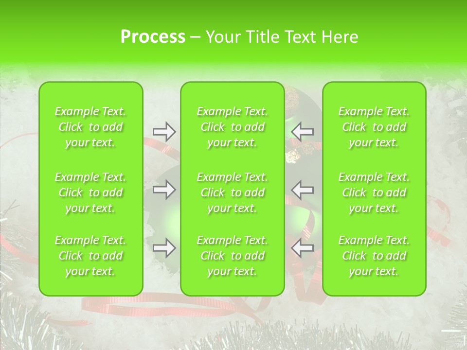 Silver White Curly PowerPoint Template