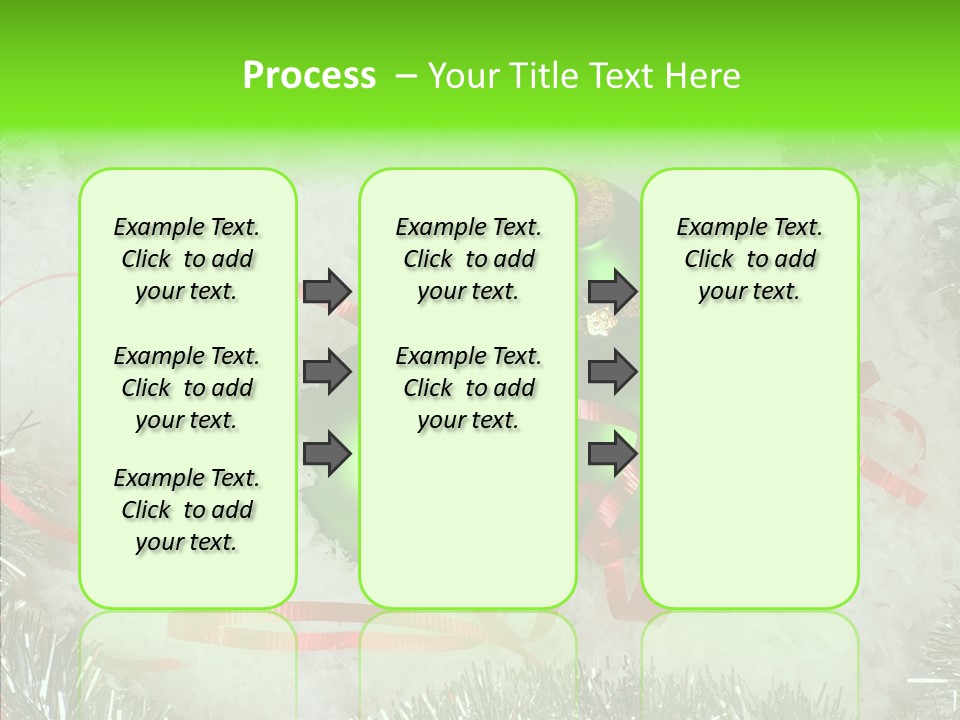 Silver White Curly PowerPoint Template
