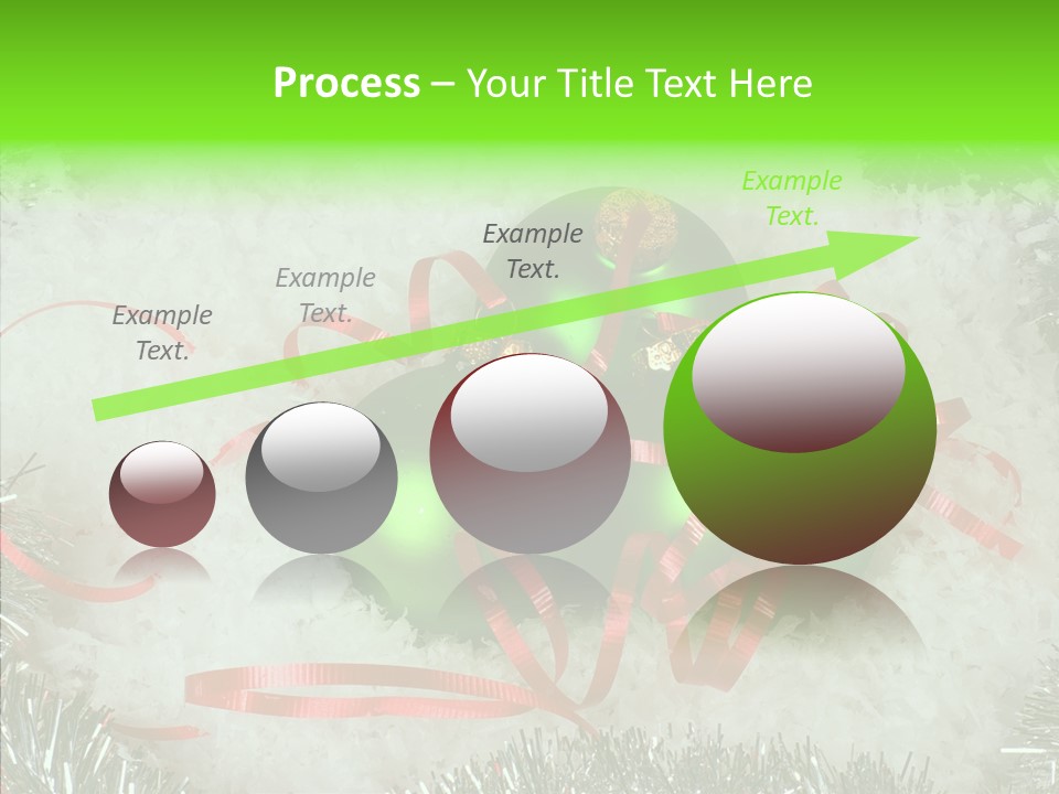 Silver White Curly PowerPoint Template