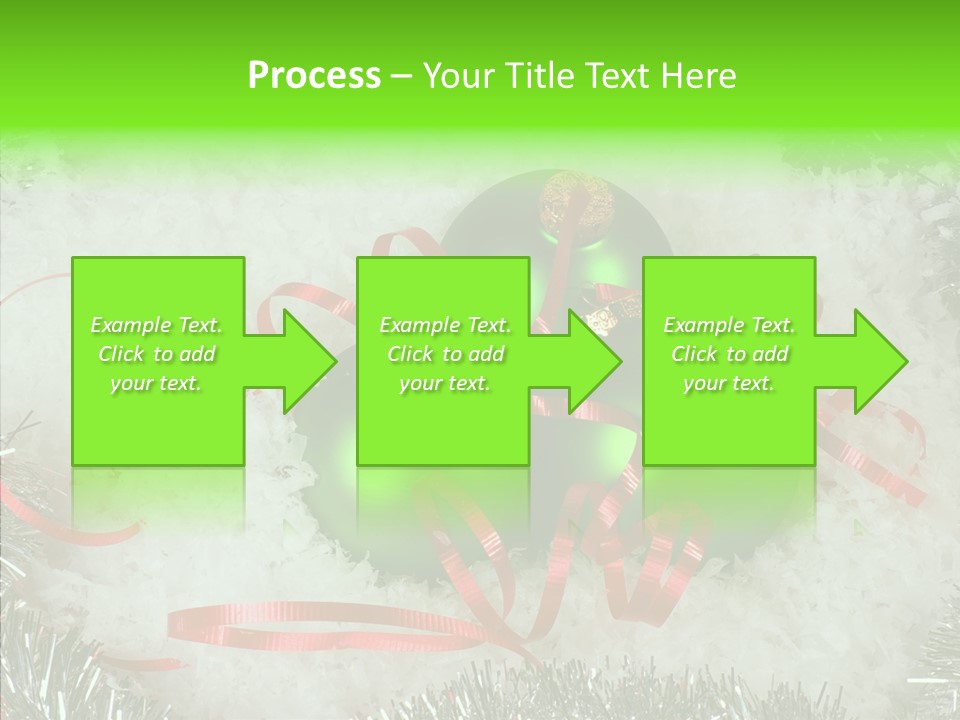 Silver White Curly PowerPoint Template