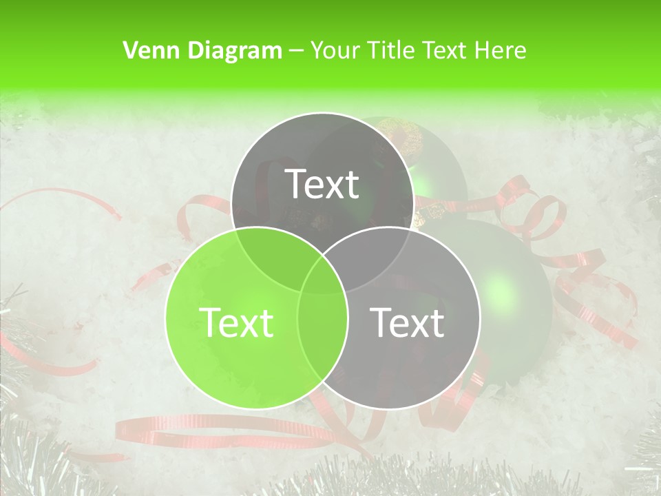 Silver White Curly PowerPoint Template