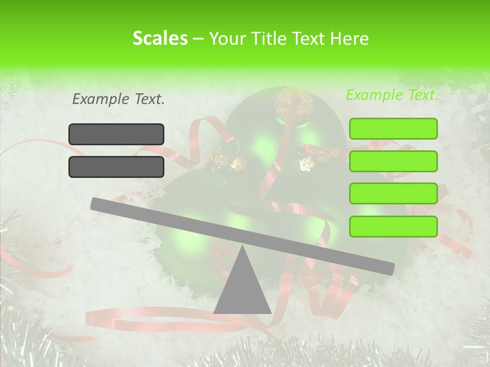 Silver White Curly PowerPoint Template