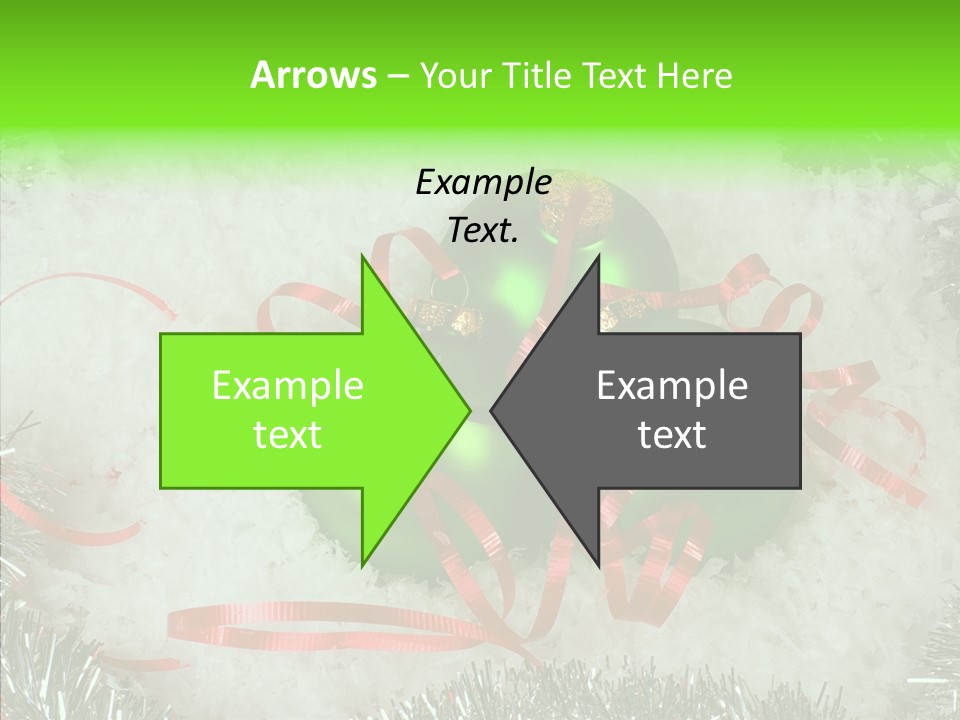 Silver White Curly PowerPoint Template