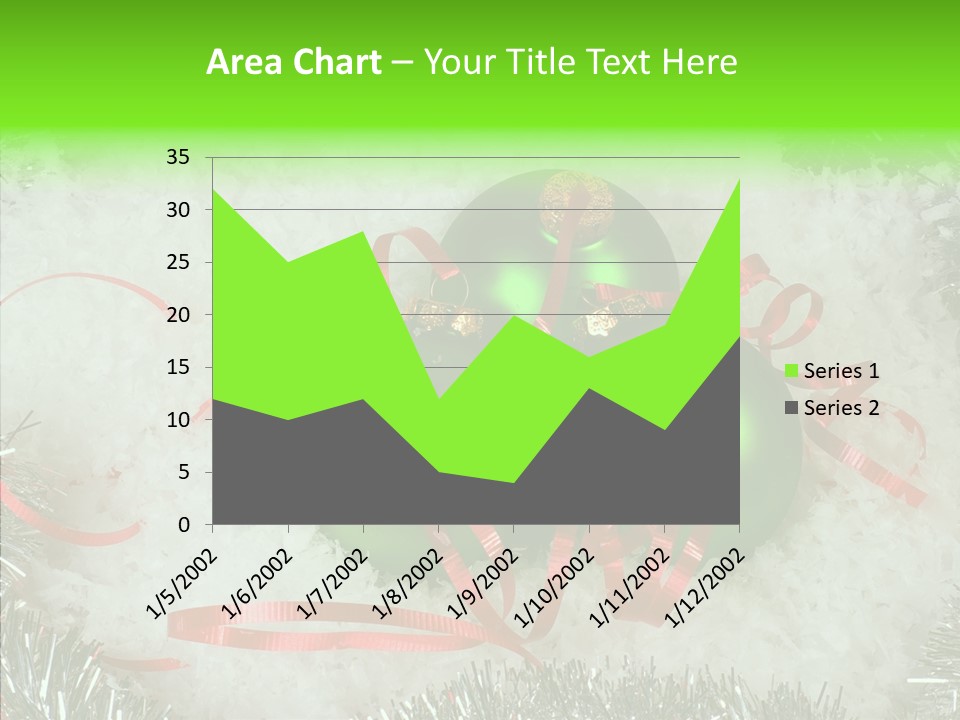Silver White Curly PowerPoint Template