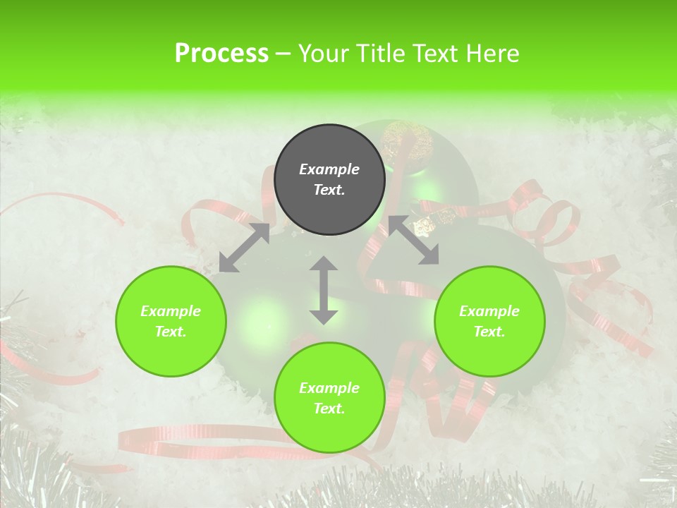 Silver White Curly PowerPoint Template