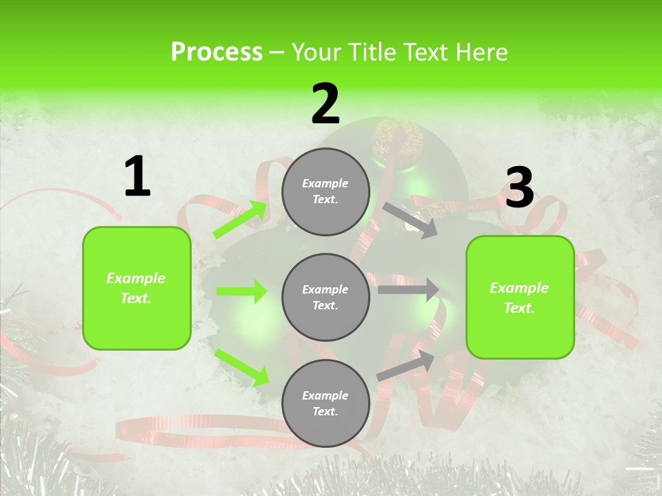 Silver White Curly PowerPoint Template