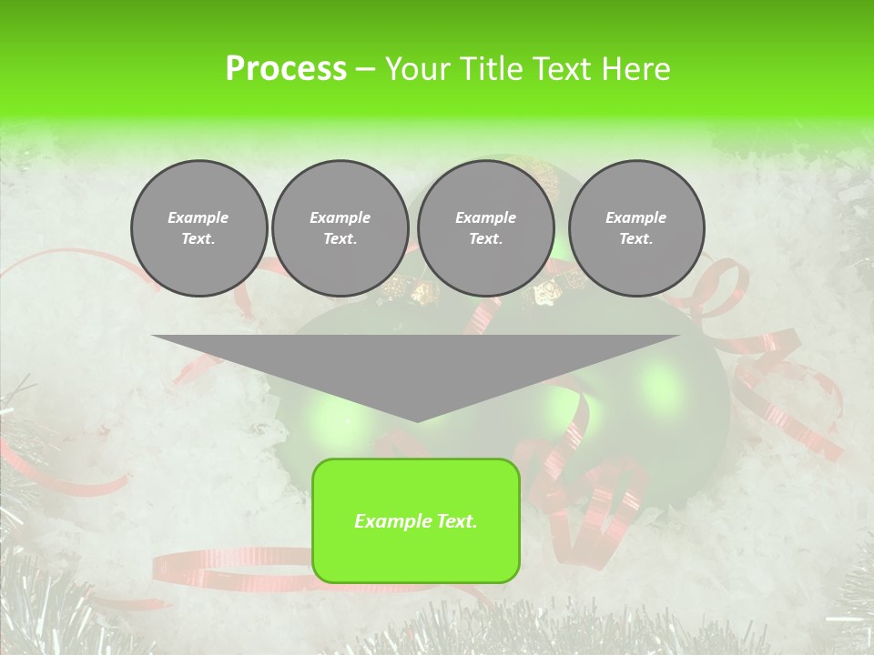 Silver White Curly PowerPoint Template