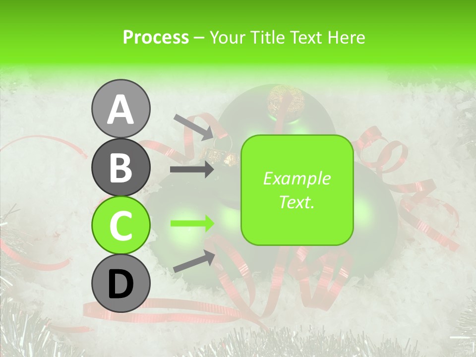 Silver White Curly PowerPoint Template