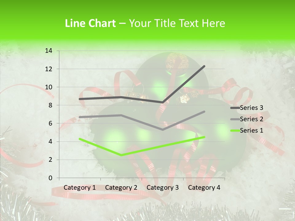Silver White Curly PowerPoint Template