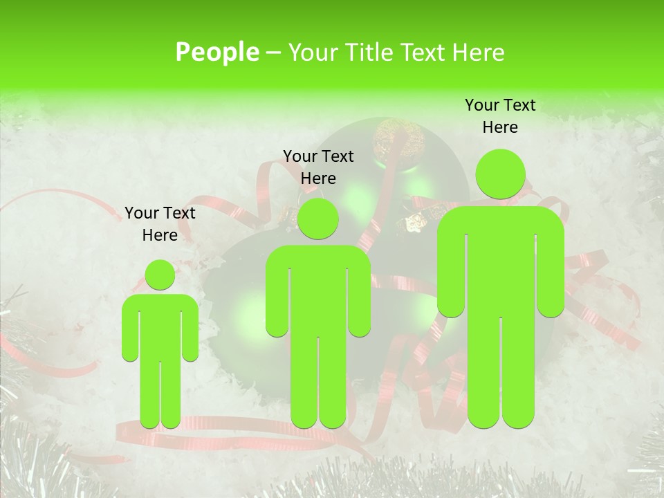 Silver White Curly PowerPoint Template