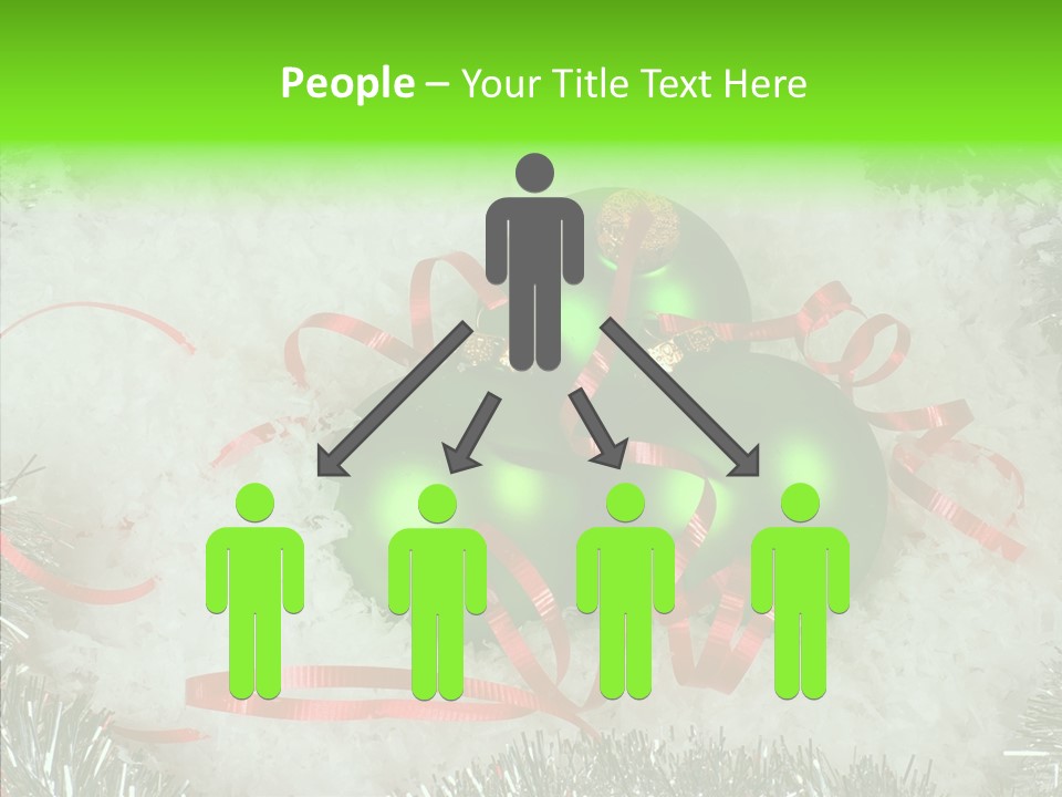 Silver White Curly PowerPoint Template