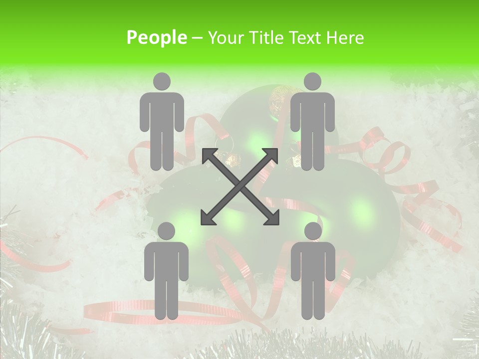 Silver White Curly PowerPoint Template