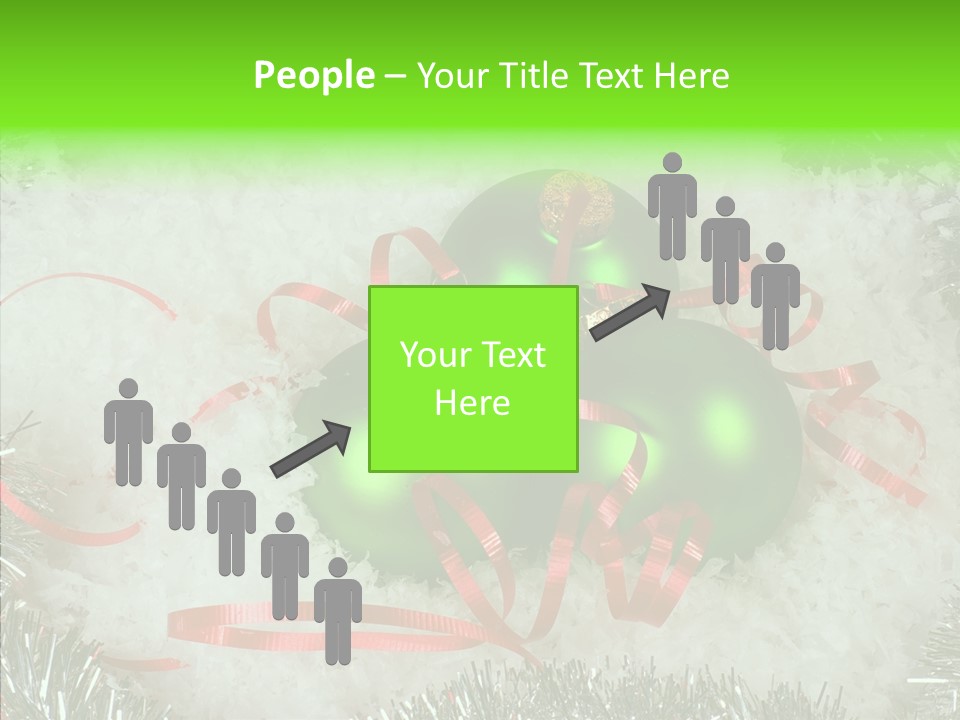 Silver White Curly PowerPoint Template