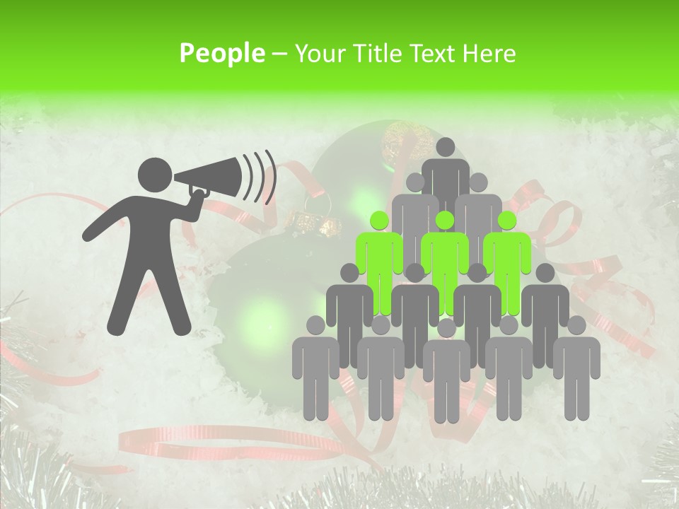 Silver White Curly PowerPoint Template